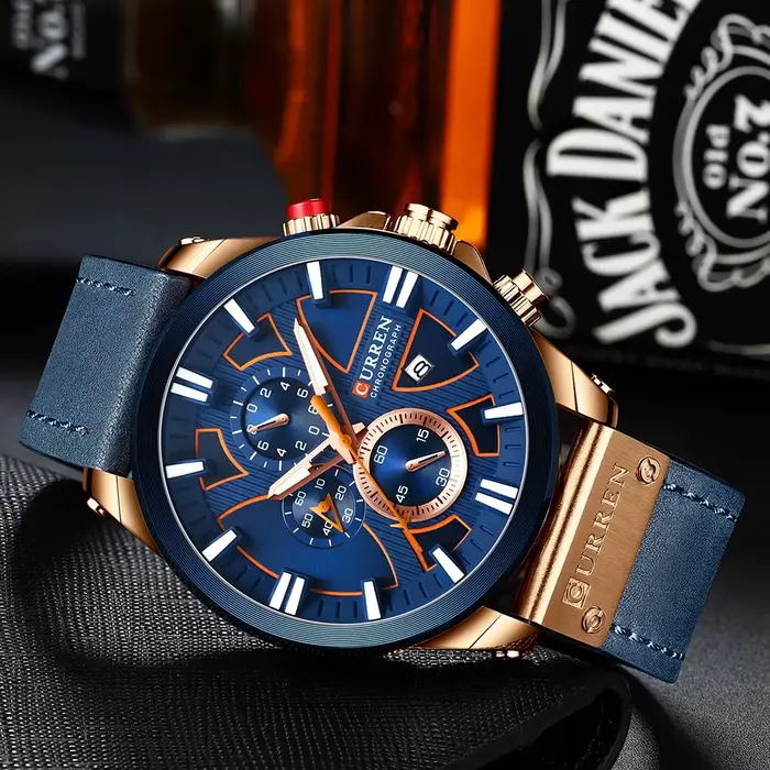 Nouveau CURREN hommes montres mode Quartz