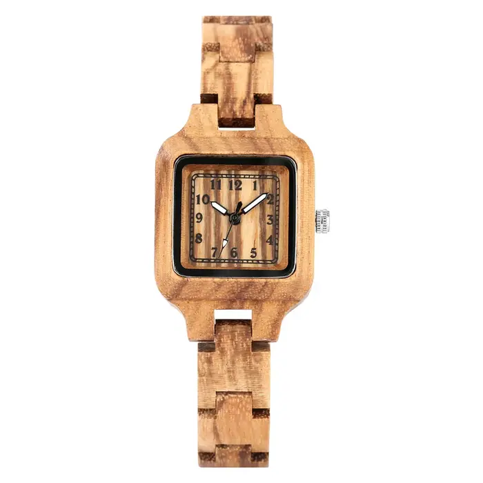 Montres à Quartz classiques de forme carrée pour femmes
