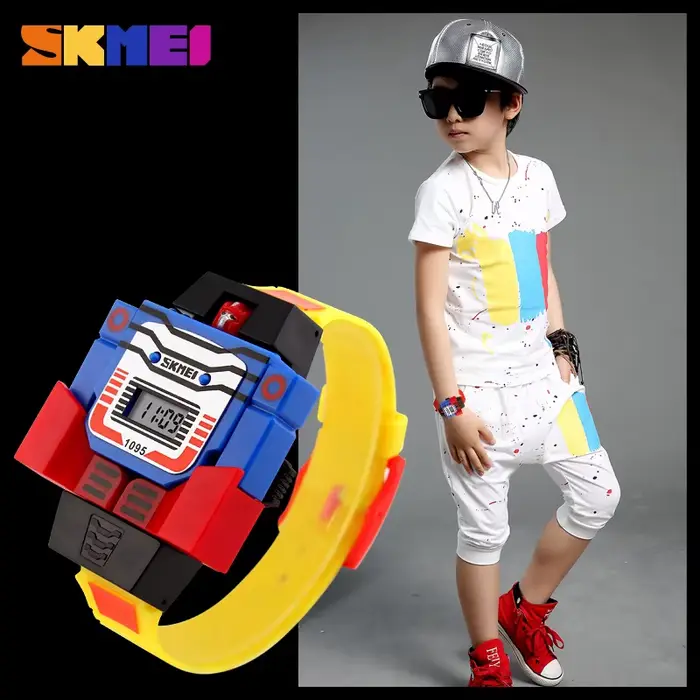 SKMEI enfants montres LED numérique