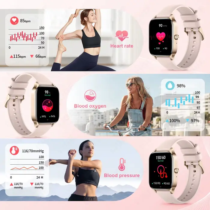 Montre intelligente de sport pour femme