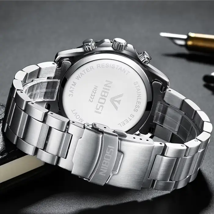 Montre à Quartz de Luxe pour Homme