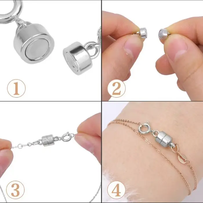 Boucle à maillons magnétiques pour Bracelet