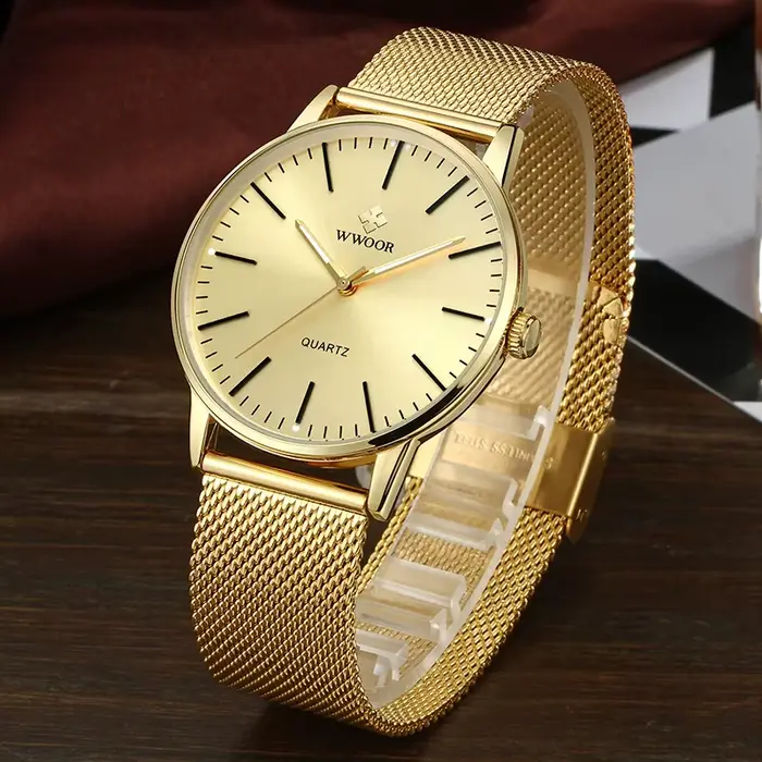 WWOOR hommes montres en or 2024 marque de luxe