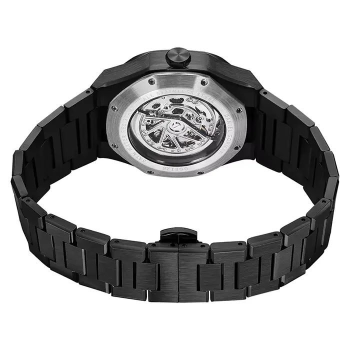 Montre mécanique squelette octogonale DANIEL GORMAN pour homme