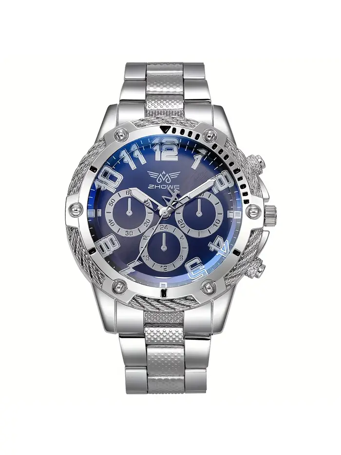 4 montres à quartz pour hommes