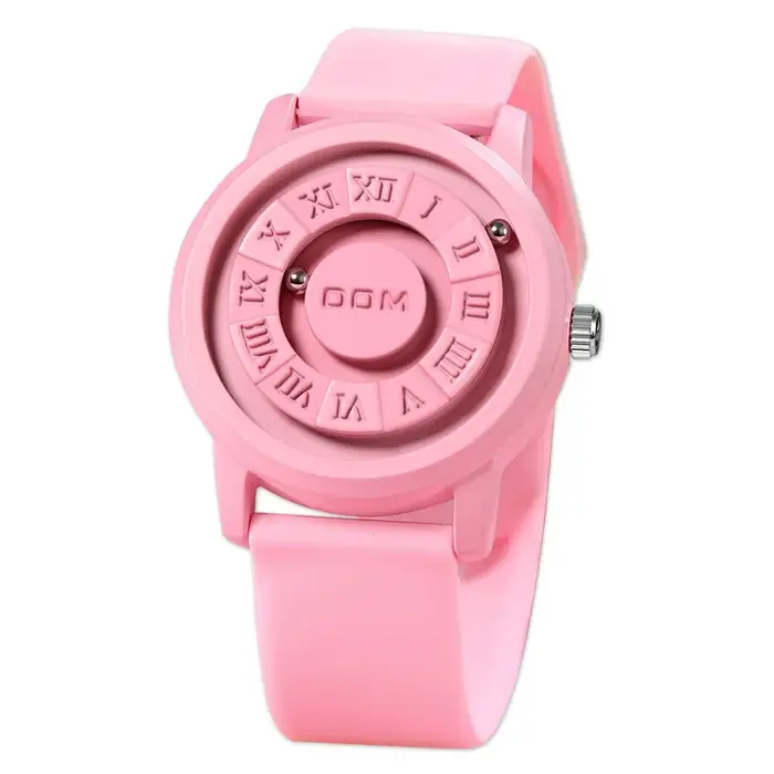 DOM 1345 montre à Quartz de luxe pour femmes et hommes aimant cadeau créatif boule de fer défilant pointeur magnétique