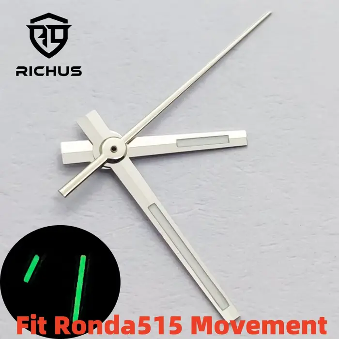 RICHUS RONDA 515 aiguilles de montre argent
