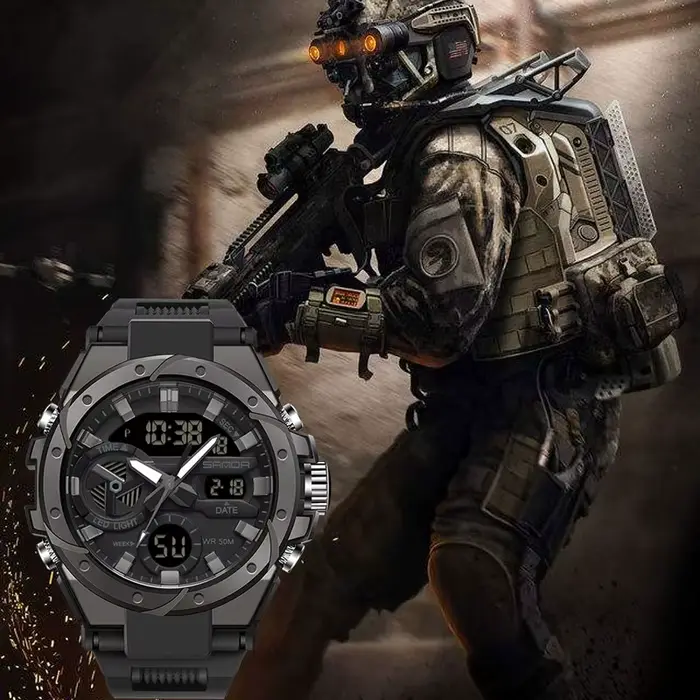 Dulo-Montres Militaires G-Style pour Homme