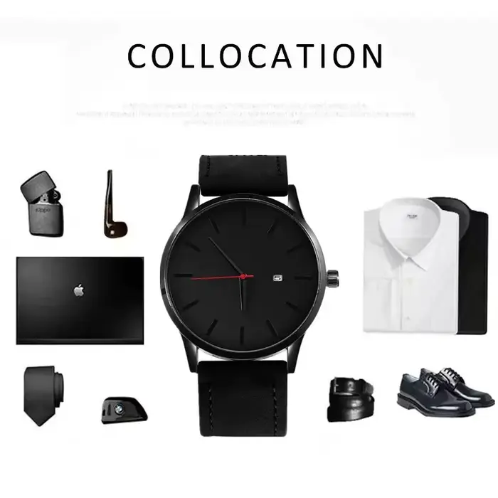 Montre homme TINUORA Quartz élégante à offrir pour hommes occassions spéciales style décontracté moderne analogique