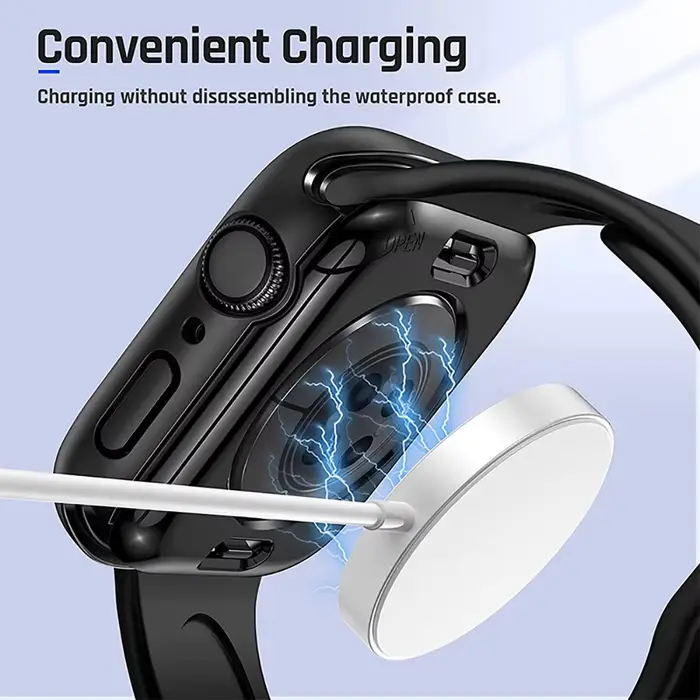 Verre trempé + étui pour Apple Watch 38mm 40mm 41mm 42mm 44mm 45mm 46mm