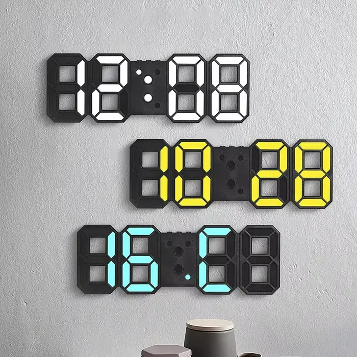 Horloge murale numérique électronique