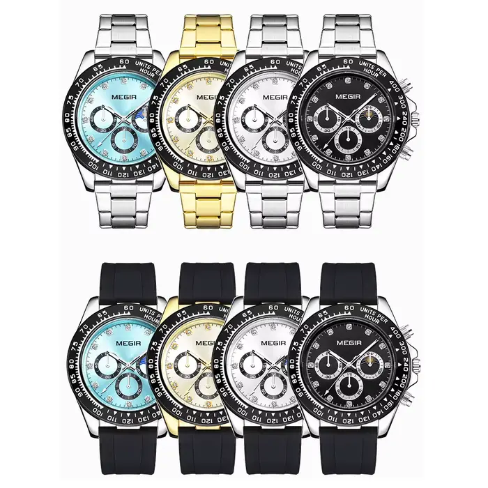 MEGIR Nouvelle montre de luxe pour hommes