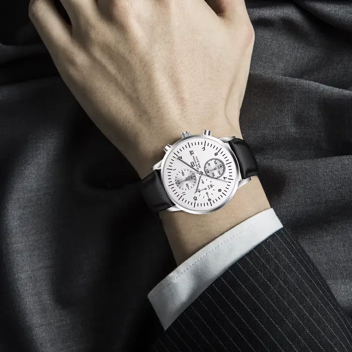 VA VA VOOM-Montre en cuir pour hommes