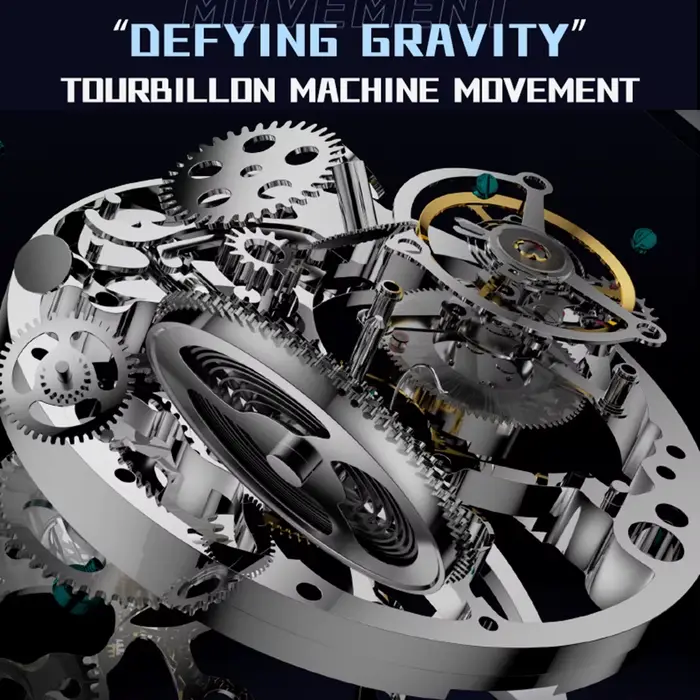 AESOP 7025 mouvement Tourbillon volant montre marque pour hommes squelette mécanique montres de luxe étanche