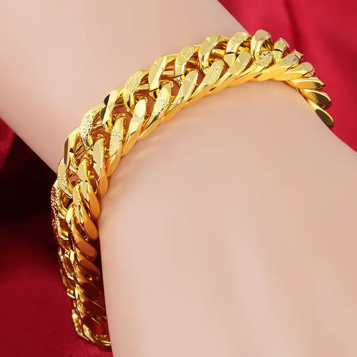 Bracelet coloré plaqué or argent 925