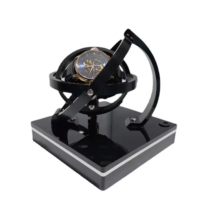 Remontoir de montres stéréoscopiques, remontage automatique de montres mécaniques 360 °   Dispositif