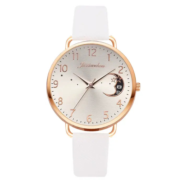Montre-bracelet à quartz décontractée pour femme, bracelet en cuir pour femme, horloge féminine, cad