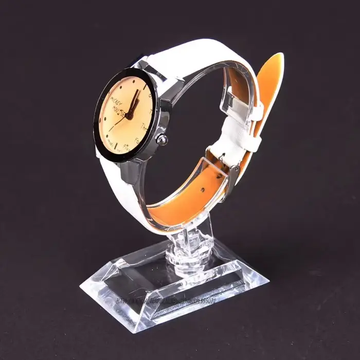 Présentoir de montre transparent