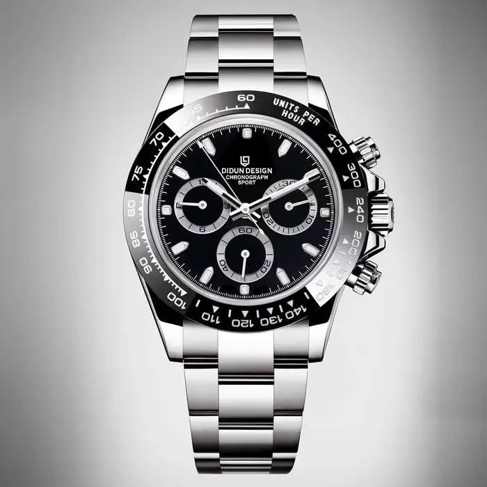 DIDUN 2026 NOUVELLE Montre Homme de Luxe Automatique de Marque Supérieure, Cadran en Céramique, Chro