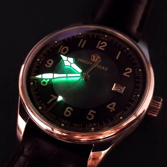 Vakuy – montre de pilote mécanique automatique pour hommes, 40MM, mouvement NH35, cadran en nacre, cristal saphir, étanche à 100M