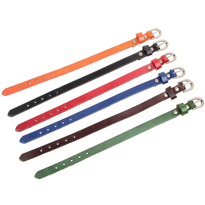 Bracelet en cuir réglable pour hommes