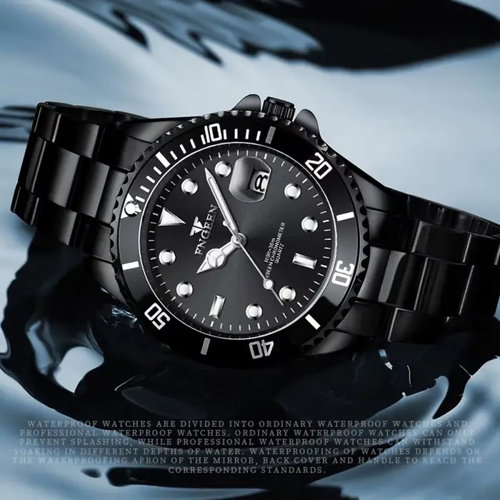 FNGEEN Top marque de luxe mode plongeur montre hommes 30 M étanche Date horloge Sport montres