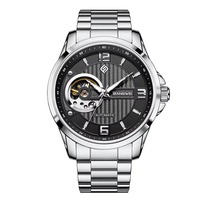 BANGWEI 2025 nouvelle mode montres mécaniques hommes LIGE luxe automatique montre pour hommes 30M ét