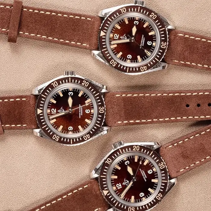 Montre mécanique automatique homme Hruodland 2026 design rétro saphir acier inoxydable confort cuir occasions spéciales