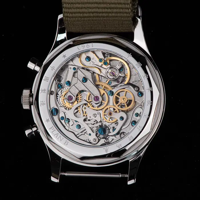 1963 Polit chronographe montre pour hommes avec mouette ST1901 mouvement Original Air Force 38mm montres mécaniques Reloj Homber