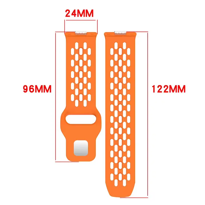 Bracelet de montre Sport en Silicone respirant