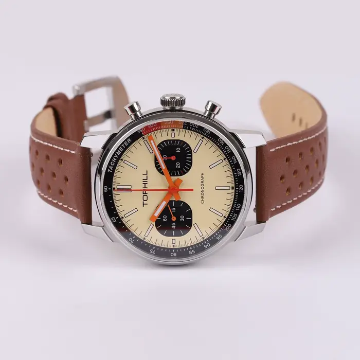 TOPHILL montre 1963 chronographe mécanique montre-bracelet mouette ST1901 mouvement pilote