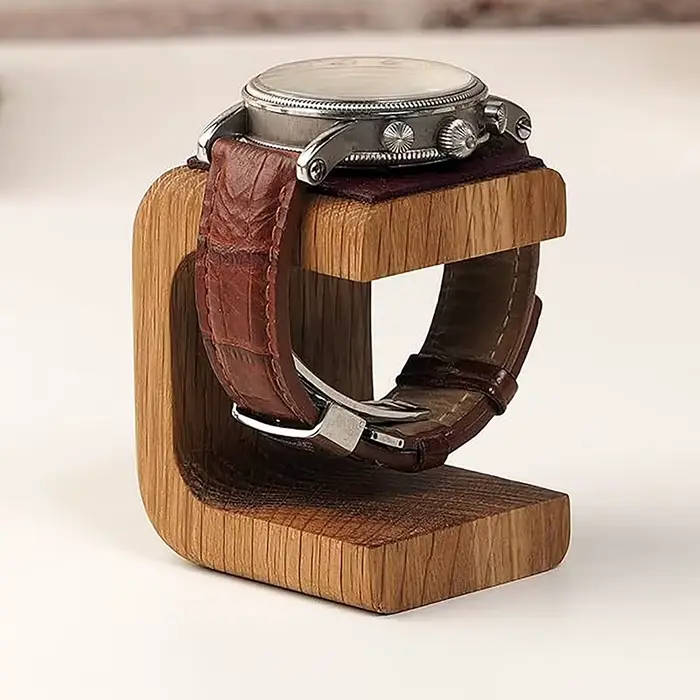 Support de montre en bois