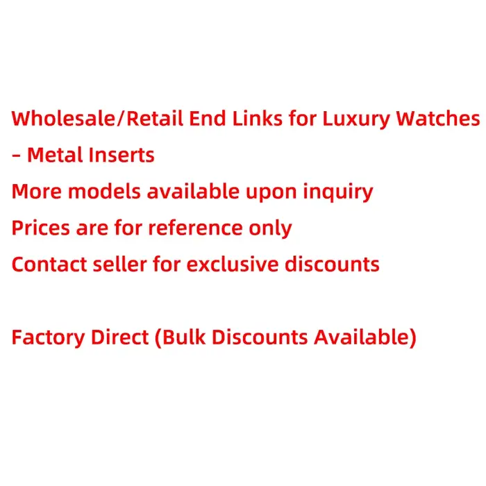 Inserts de bracelet de montre de marque en gros
