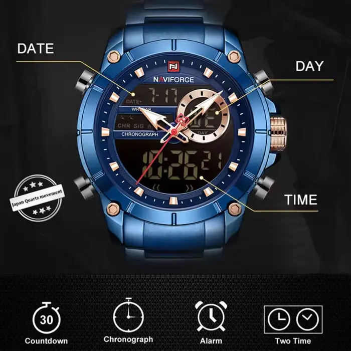 NAVIFORCE – montre-bracelet de marque de luxe pour hommes