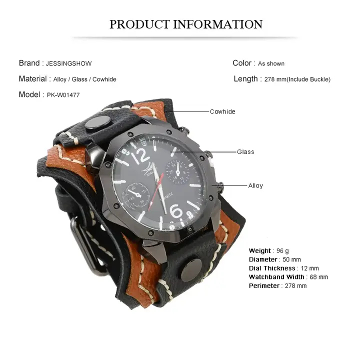 Montre à Quartz pour hommes