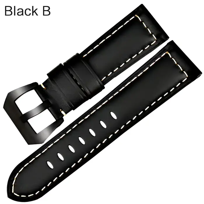 MAIKES-Bracelets de montre vintage en cuir de vache véritable, accessoires pour Panerai, nouveau des