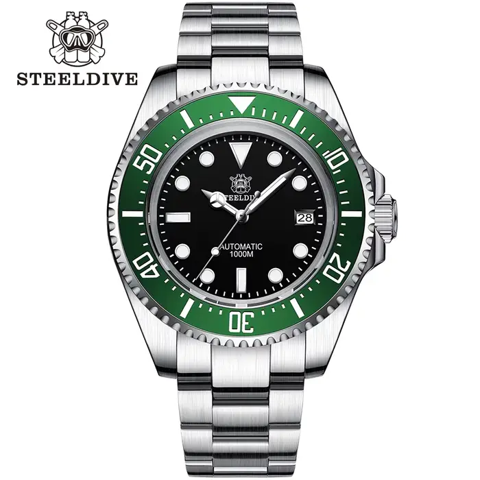 STEELDIVE – montre-bracelet mécanique pour hommes, 1000M, étanche, SD1964, grand fantôme d'eau, luxe