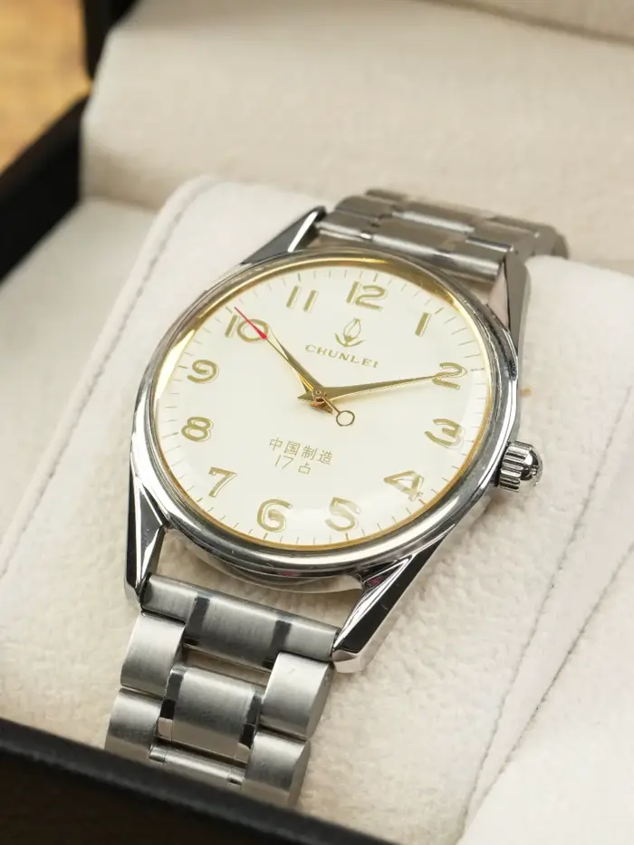 Shanghai Diamond-Montre mécanique à remontage manuel pour homme