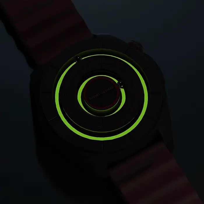 Nouvelle montre Daniel Gorman 2025 pour homme Quartz élégante verre saphir résistante à l'eau occasionnels multicolores