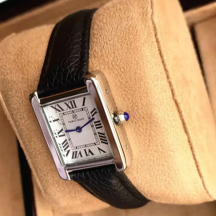 Pablo Raez hommes femmes Couple montre à Quartz Rectangle carré chiffres romains Orologio dames de luxe nouvelle montre-bracelet classique homme horloge