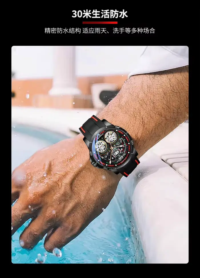 Montre mécanique automatique double tourbillon super cool 2026