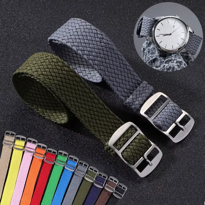 Bracelet de montre en Nylon tissé