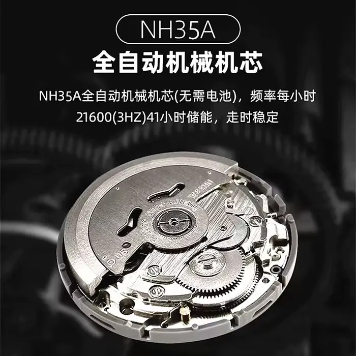 Vakuy – montre de pilote mécanique automatique pour hommes, 40MM, mouvement NH35, cadran en nacre, cristal saphir, étanche à 100M