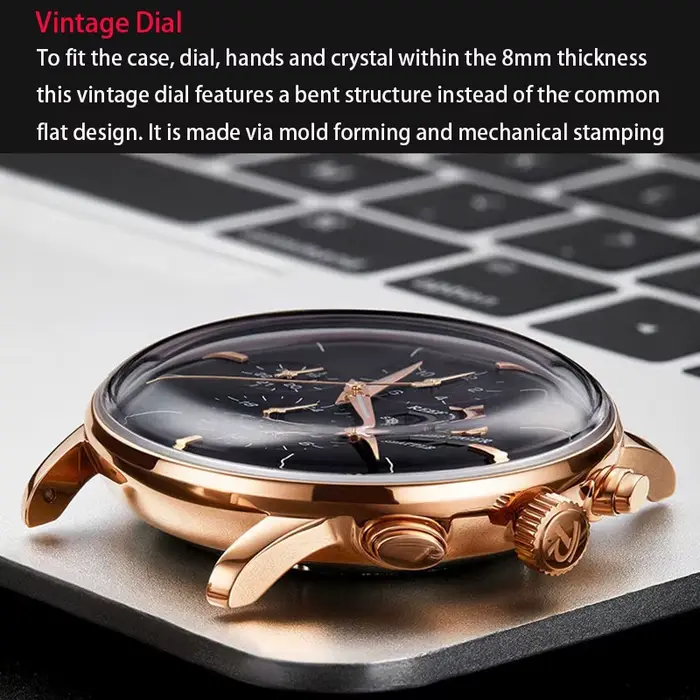 Montre mécanique automatique pour homme