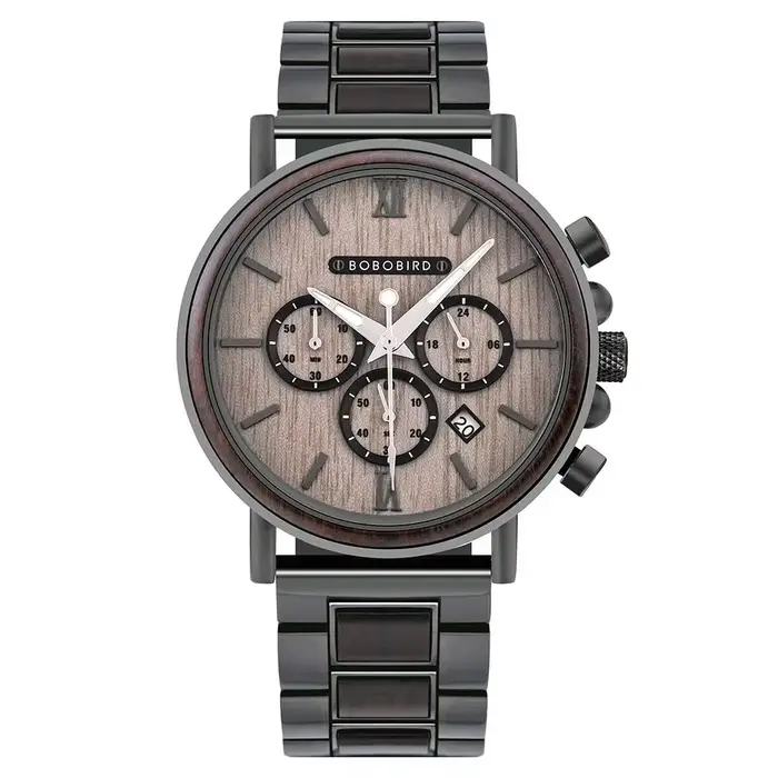 BOBO BIRD – montre-bracelet en bois à Quartz pour hommes, nouvelle mode, lumineuse, multifonction, a