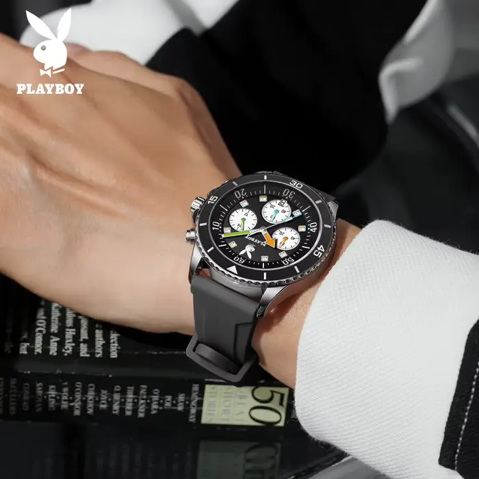 PLAYBOY – montre à Quartz originale pour hommes