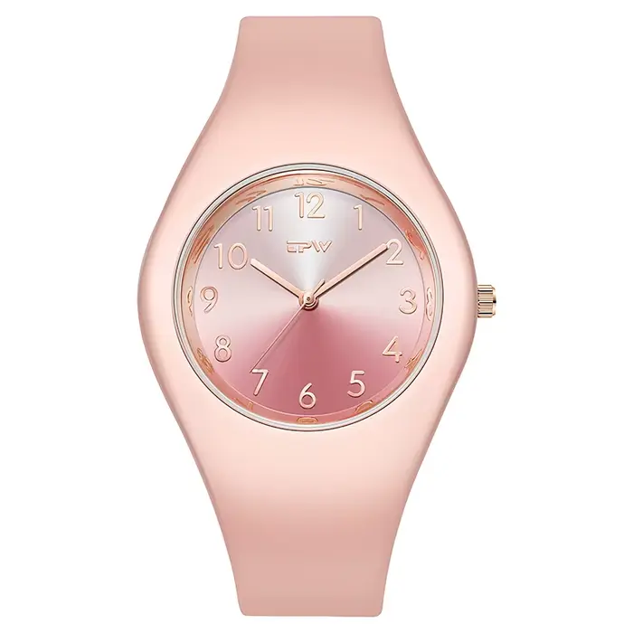 Montre à Quartz TPW pleine taille 40mm pour femmes, bracelet en caoutchouc, montre en Silicone respe