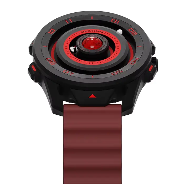 Daniel Gorman Planet Series montre à Quartz pour hommes magnétique analogique boule de fer lumineux Sport