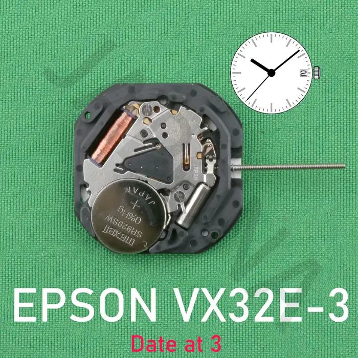 Mouvement EPSON VX32 avec date