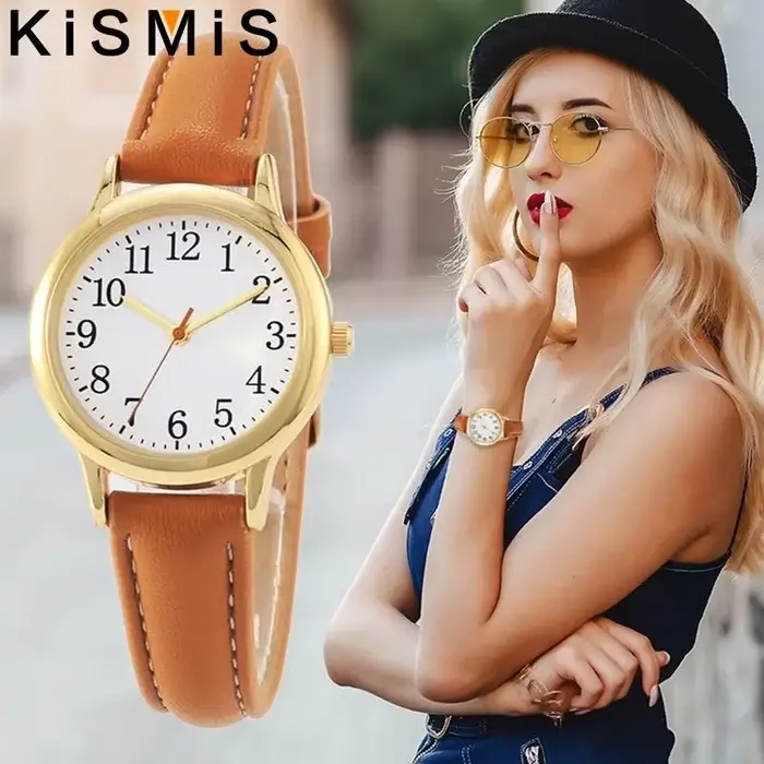 Montre Quartz Décontractée Élégante Boîtier Alliage Bracelet Fin Occasions Spéciales Femmes